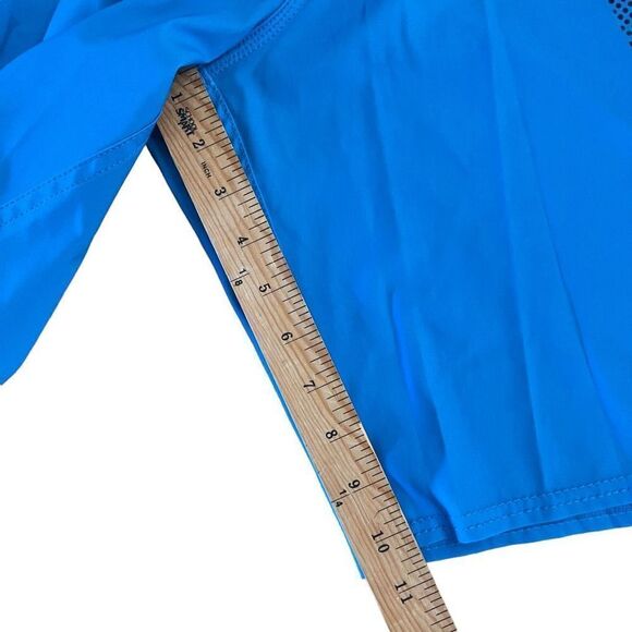 Quiksilver Mens Boardshorts Tie String Waist Blue Black Size 40 - Picture 5 of 7